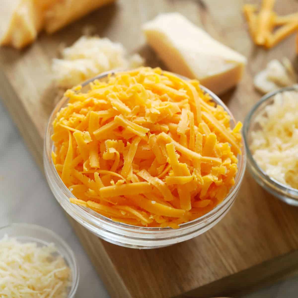 shred cheese in a food processor