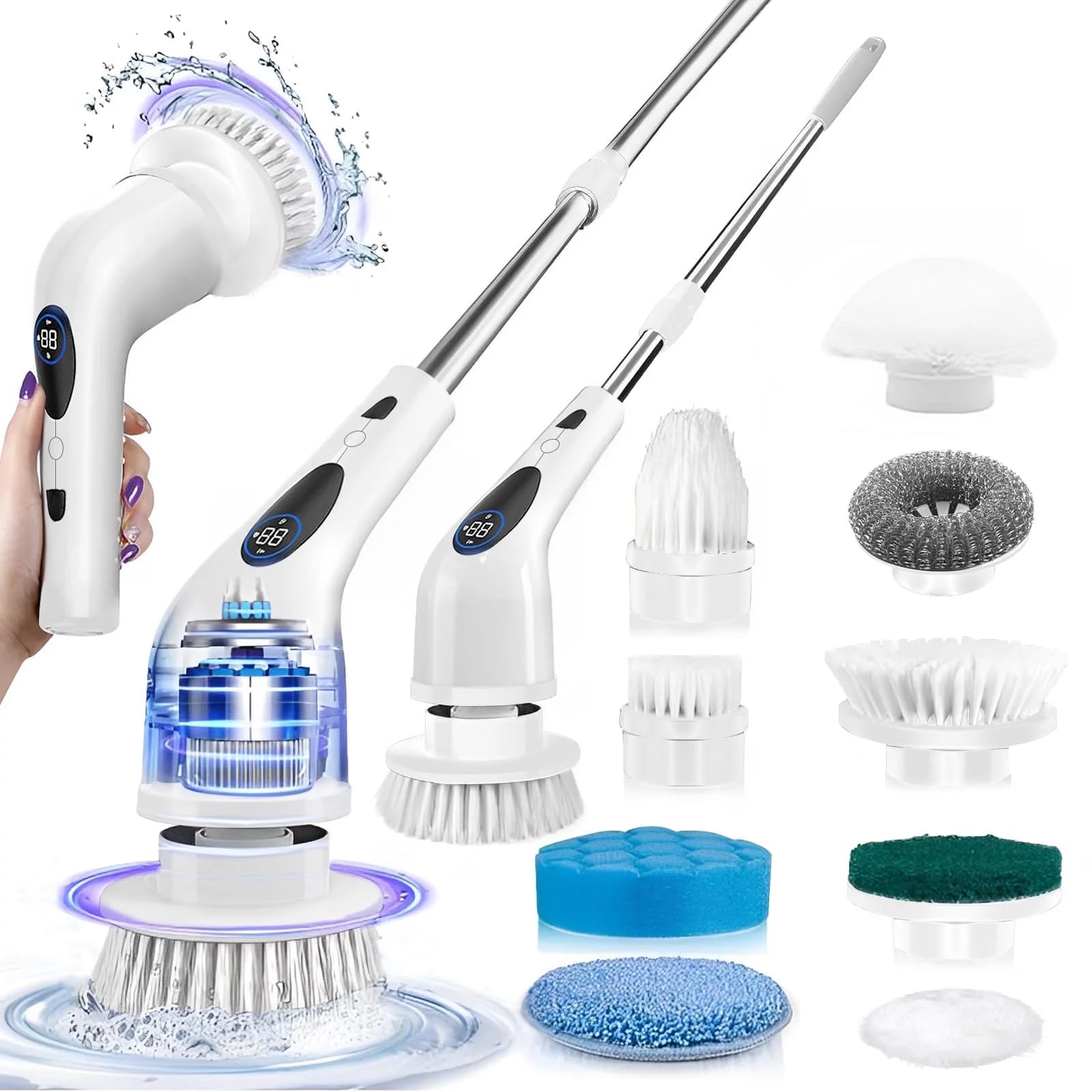 electric scrub brush for cleaning