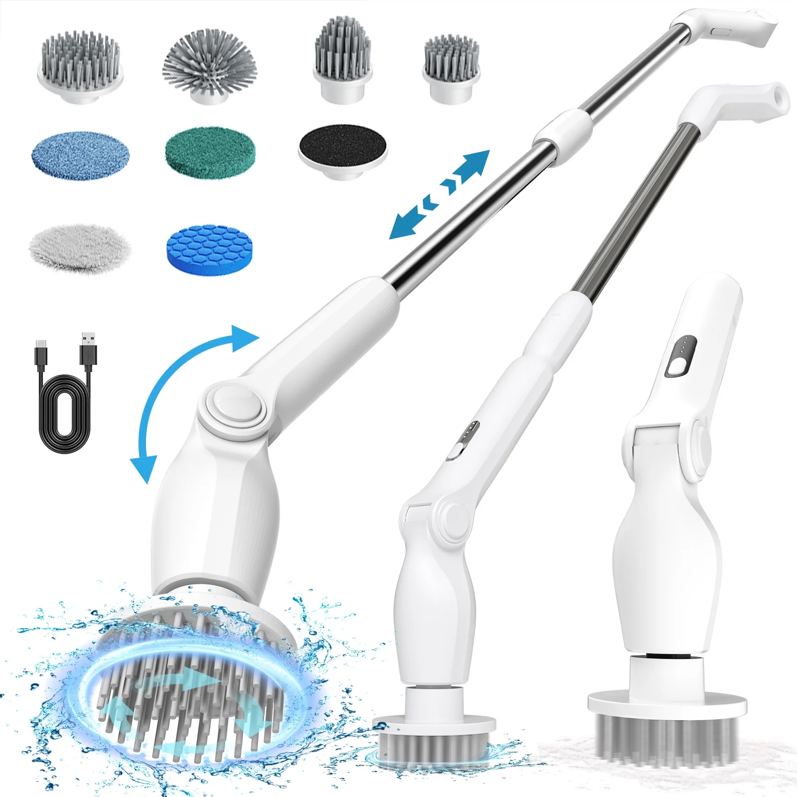 electric scrub brush for cleaning