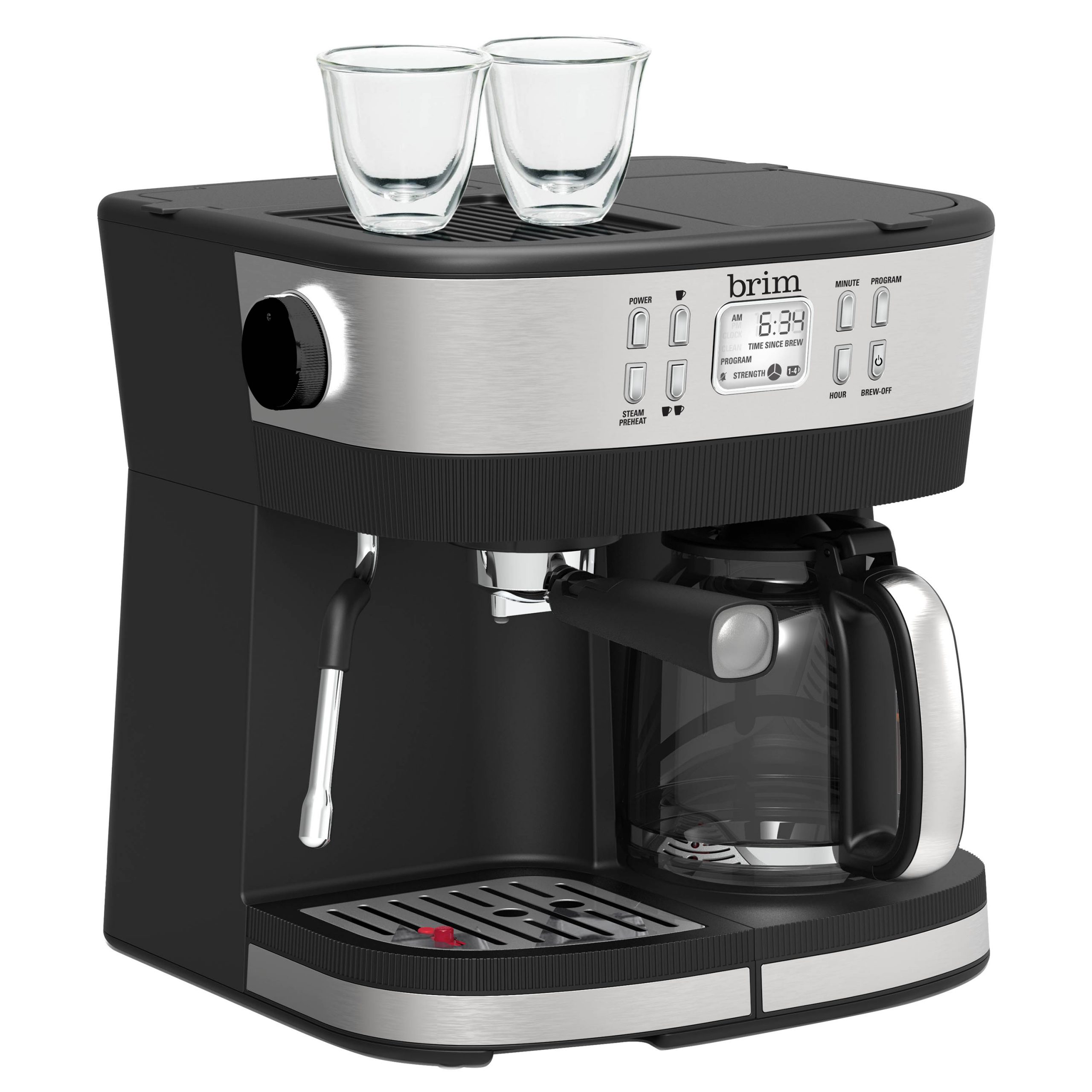 drip coffee and espresso maker