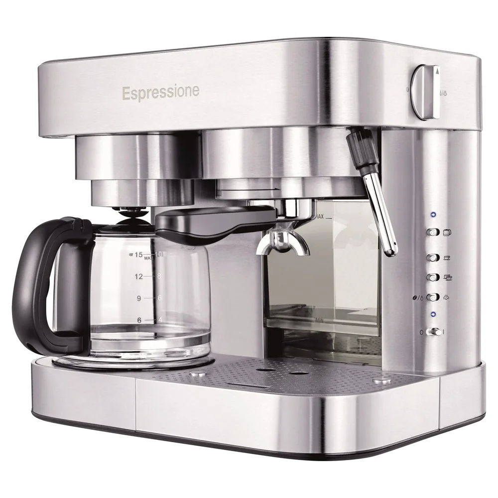 drip coffee and espresso maker