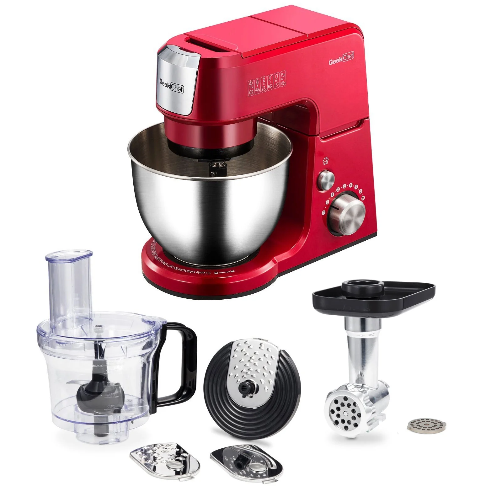 food processor vs mixer