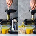 ginger in a juicer