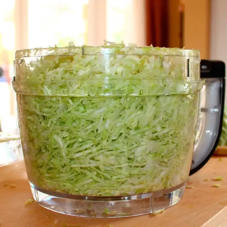 shred cabbage in food processor