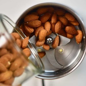 slice almonds in food processor